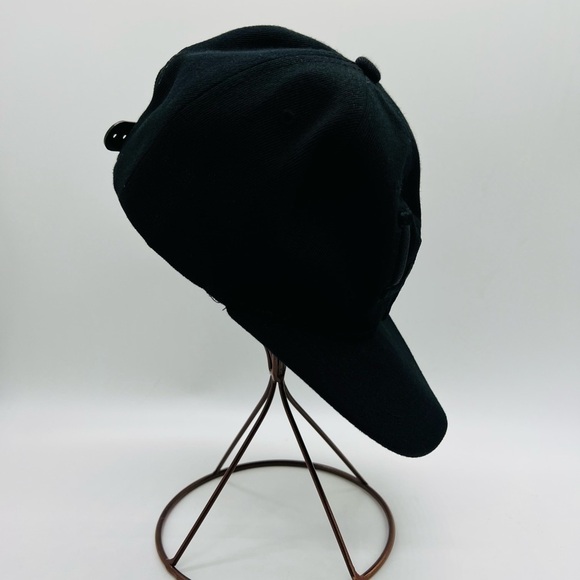 FLAG & SYMBOL MENS BLACK SNAPBACK LA ADJUSTABLE HAT - Picture 2 of 7